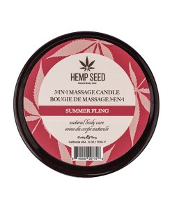 Alternative view of Earthly Body  Summer 2025 3 in 1 Massage Candle - 6 oz Summer Fling