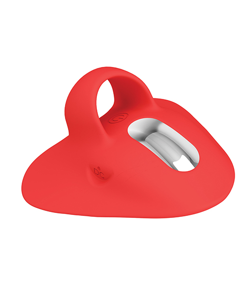 Pretty Love Carnation Manta Ray Finger Vibe - Red - Image 2