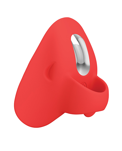 Pretty Love Carnation Manta Ray Finger Vibe - Red - Image 6