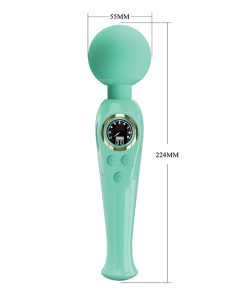 Alternative view of Pretty Love Skylar LED Digital Display Wand - Turquoise