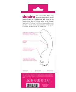 Alternative view of VeDo Desire Rechargeable G-Spot Vibe - Pink