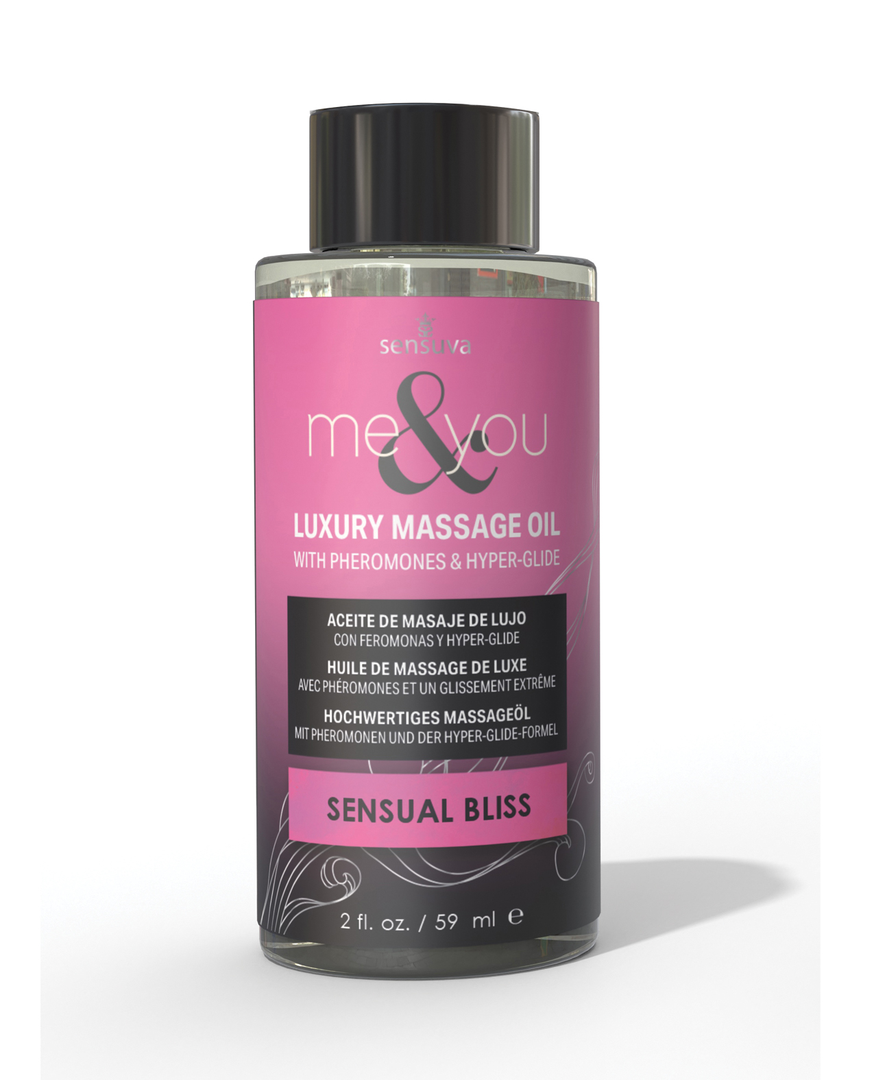 Sensuva Me & You Massage Oil - 2 oz Sensual Bliss - Image 2