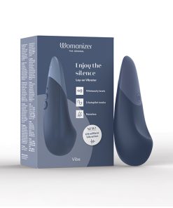 Alternative view of Womanizer Vibe Silent Stimulator - Dark Blue
