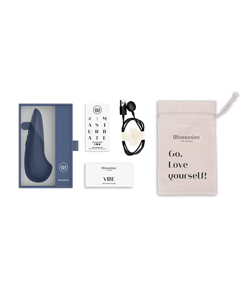 Womanizer Vibe Silent Stimulator - Dark Blue - Image 3