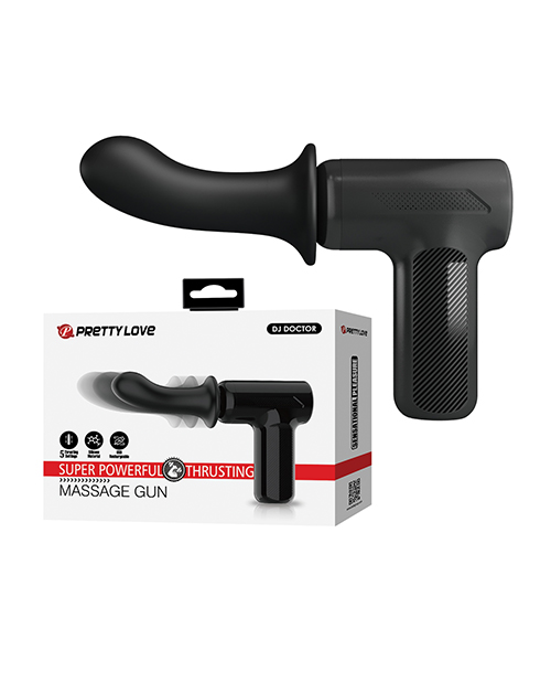 Pretty Love DJ Doctor Thrusting Gun Massager - Black - Image 6