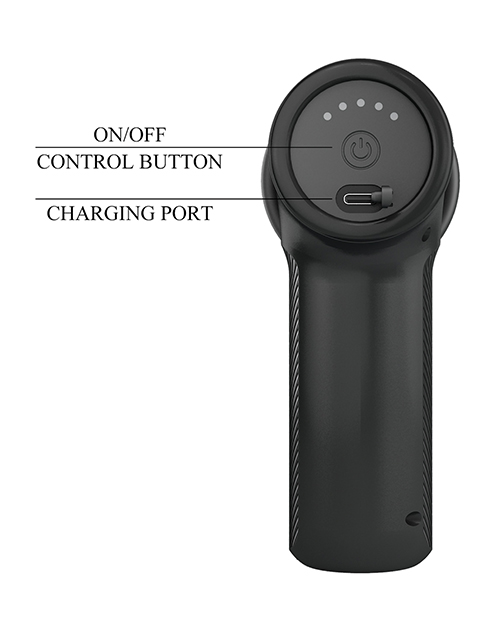 Pretty Love DJ Doctor Thrusting Gun Massager - Black - Image 8