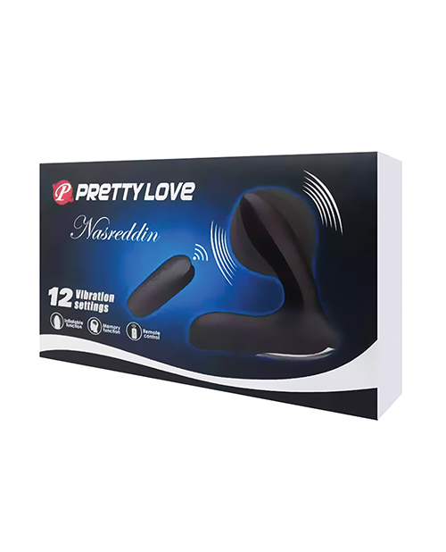 Pretty Love Nasreddin Inflatable Prostate Massager - Black - Image 4