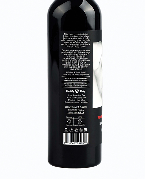 Earthly Body Hemp Seed by Night Edible Lotion - 8 oz Cherry - Image 2