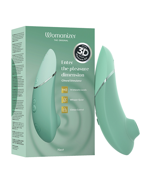 Womanizer Next 3D Climax Control Pleasure Air - Sage - Image 2