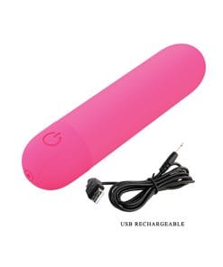 Alternative view of Pretty Love Stefan Mini Massager Bullet - Hot Pink