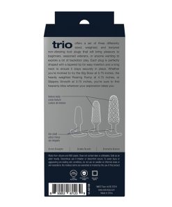 Alternative view of VeDO Trio Anal Plug Set - Black