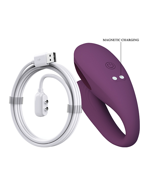 Pretty Love Aari Thumping Dual Vibrator - Purple - Image 5