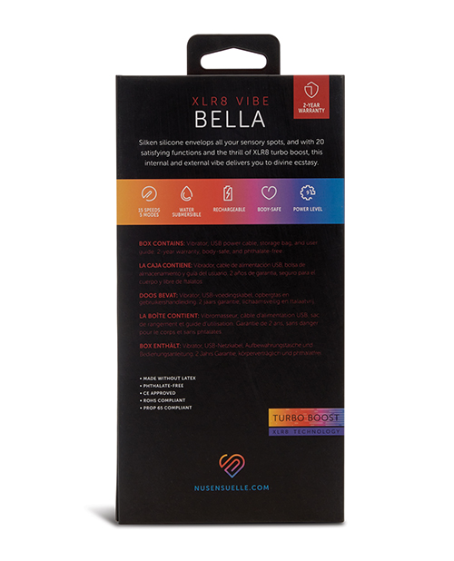 Nu Sensuelle Bella Velvet Touch Vibe - Emerald Green - Image 4