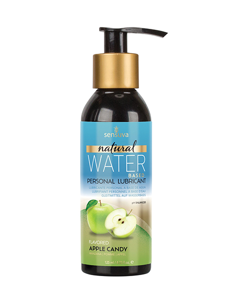 Sensuva Natural Water Based Personal Moisturizer - 4.23 oz Apple Candy - Image 2