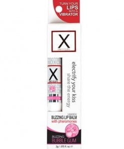 X On The Lips Buzzing Lip Balm W-pheromones - Bubblegum